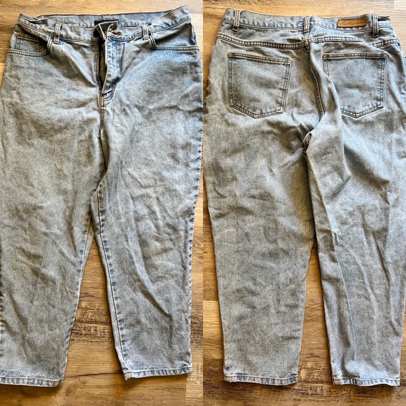 vintage 90s Bill Blass : easy fit jeans - Picture 2 of 11